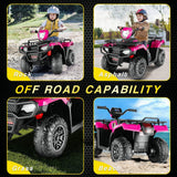 12V Battery Powered Electric ATV Quad Ride-On Car for Kids - Fun and Adventure on Wheels!
