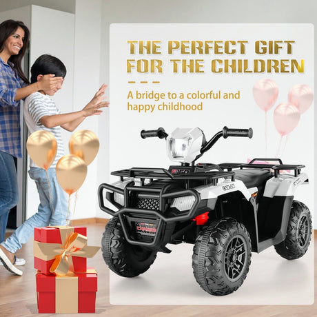 12V Battery Powered Electric ATV Quad Ride-On Car for Kids - Fun and Adventure on Wheels!