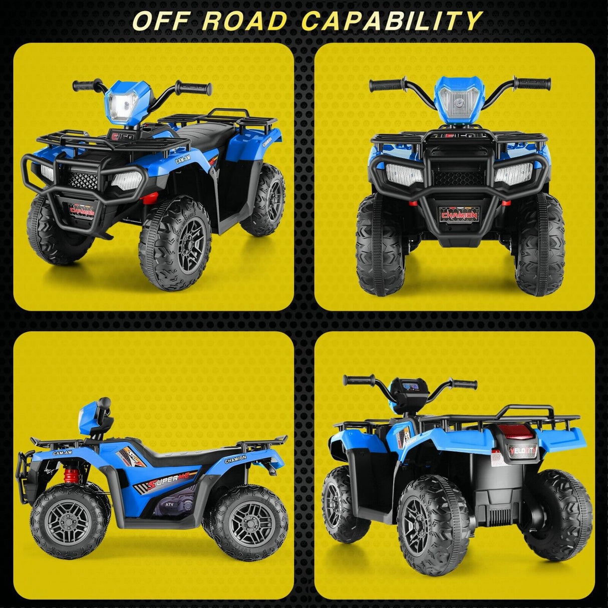 12V Battery Powered Electric ATV Quad Ride-On Car for Kids - Fun and Adventure on Wheels!