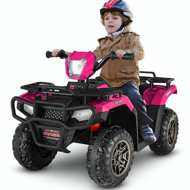 12V Electric ATV Ride-On Toy Car with USB/MP3 for Kids Ages 3-6