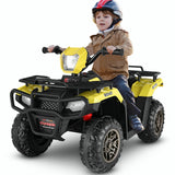 12V Electric ATV Ride-On Toy Car with USB/MP3 for Kids Ages 3-6