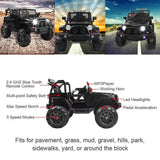 12V Electric Battery Powered Kids Ride-On Truck with Remote Control - Suitable for Ages 3-8