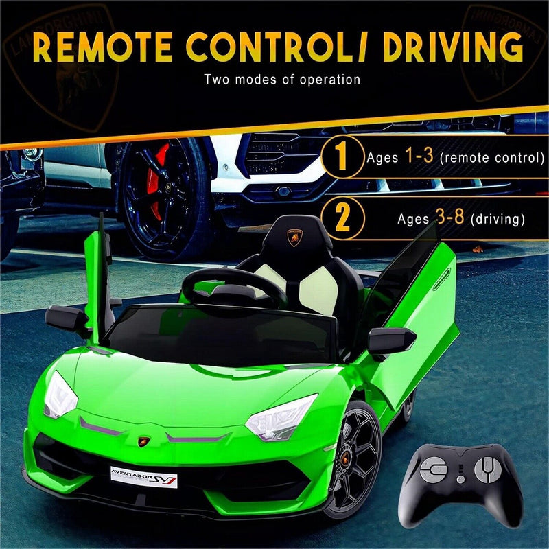 12V Electric Sports Car for Kids with Remote Control - Battery Powered Ride-On Vehicle