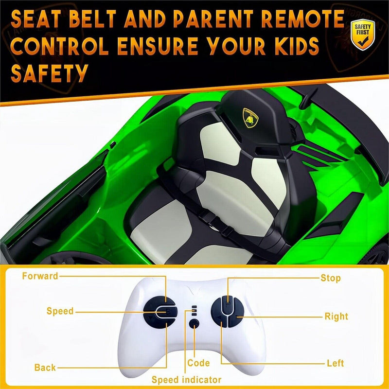 12V Electric Sports Car for Kids with Remote Control - Battery Powered Ride-On Vehicle