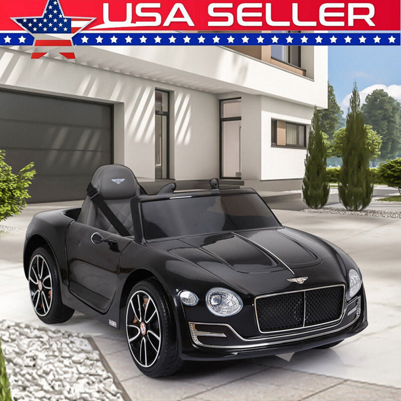 12V Electric Bentley Style Kid Ride On Car with Remote Control and LED Lights