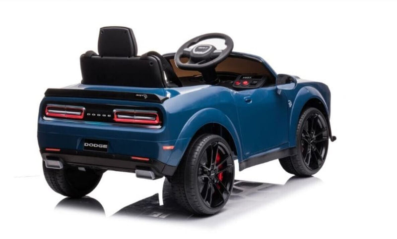 12V Electric Blue Ride-on Car for Kids with Remote Control - Four Wheeler Toy Vehicle