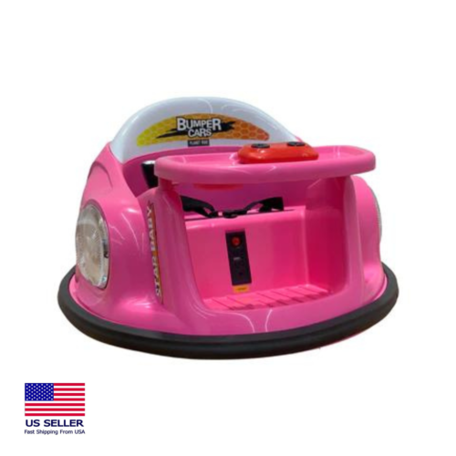 12V Electric Bumper Car for Kids with Remote Control - Non-Certified