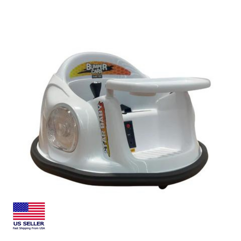 12V Electric Bumper Car for Kids with Remote Control - Non-Certified