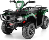 12V Electric Kids ATV Quad Car - Black, Suitable for Ages 3-6 Years