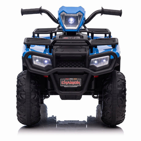 12V Electric Kids ATV Quad Car - Black, Suitable for Ages 3-6 Years