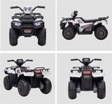12V Electric Kids ATV Quad Car Truck in Black - Suitable for Ages 3-6 Years