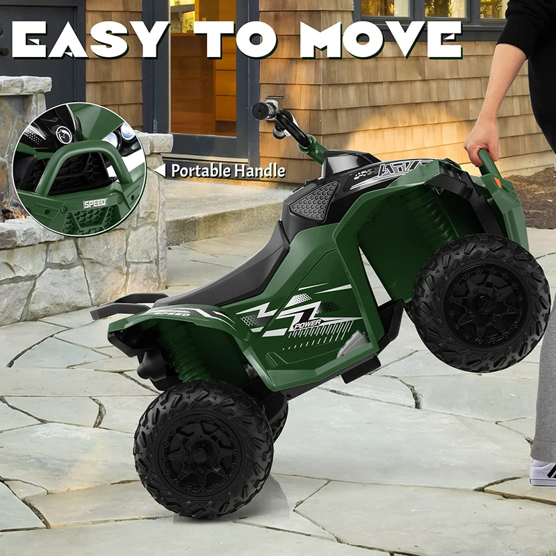 12V Electric Kids ATV with High/Low Speed and Treaded Tires