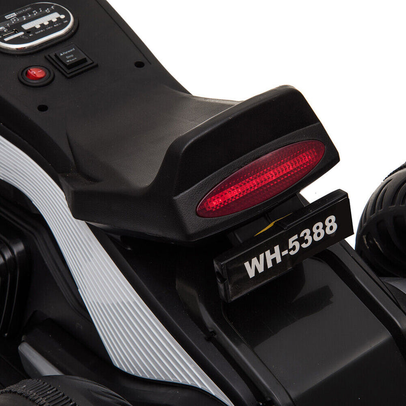 12V Electric Kids Motorbike with Training Wheels and MP3 Player