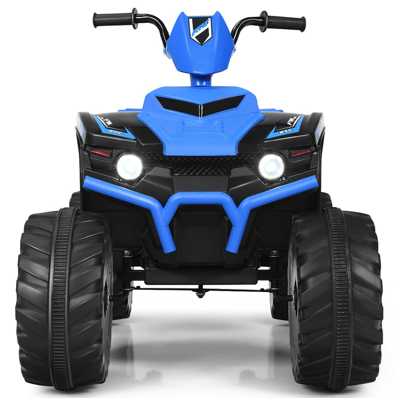 12V Electric Kids Quad ATV Ride On Car with LED Lights - The Perfect Ride for Your Little One!