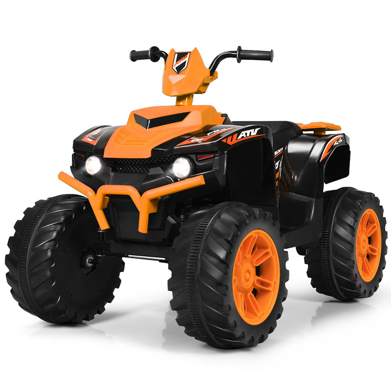 12V Electric Kids Quad ATV Ride On Car with LED Lights - The Perfect Ride for Your Little One!