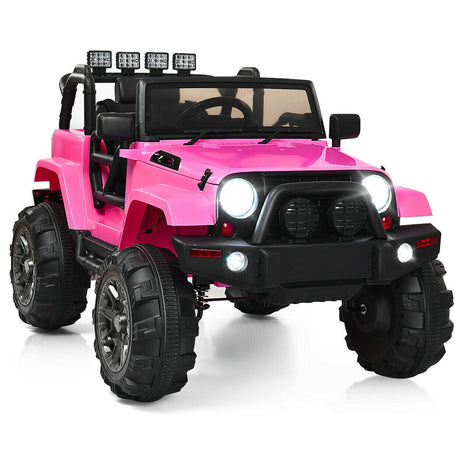 12V Electric Kids Ride-On Car Truck with Parental Remote Control