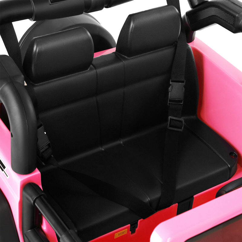 12V Electric Kids Ride-On Car with Remote Control - 3 Speeds, Pink