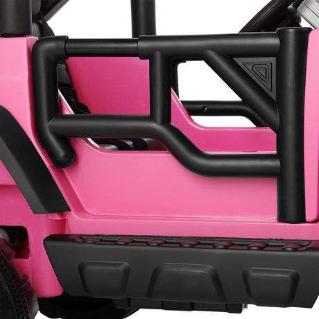 12V Electric Kids Ride-On Car with Remote Control - 3 Speeds, Pink