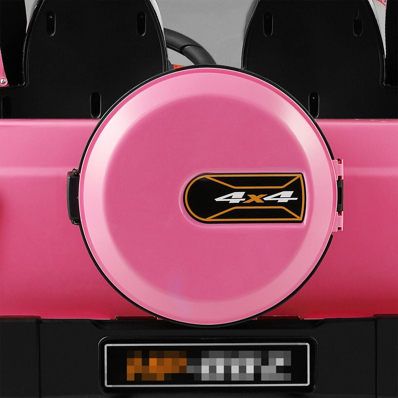 12V Electric Kids Ride-On Car with Remote Control - 3 Speeds, Pink