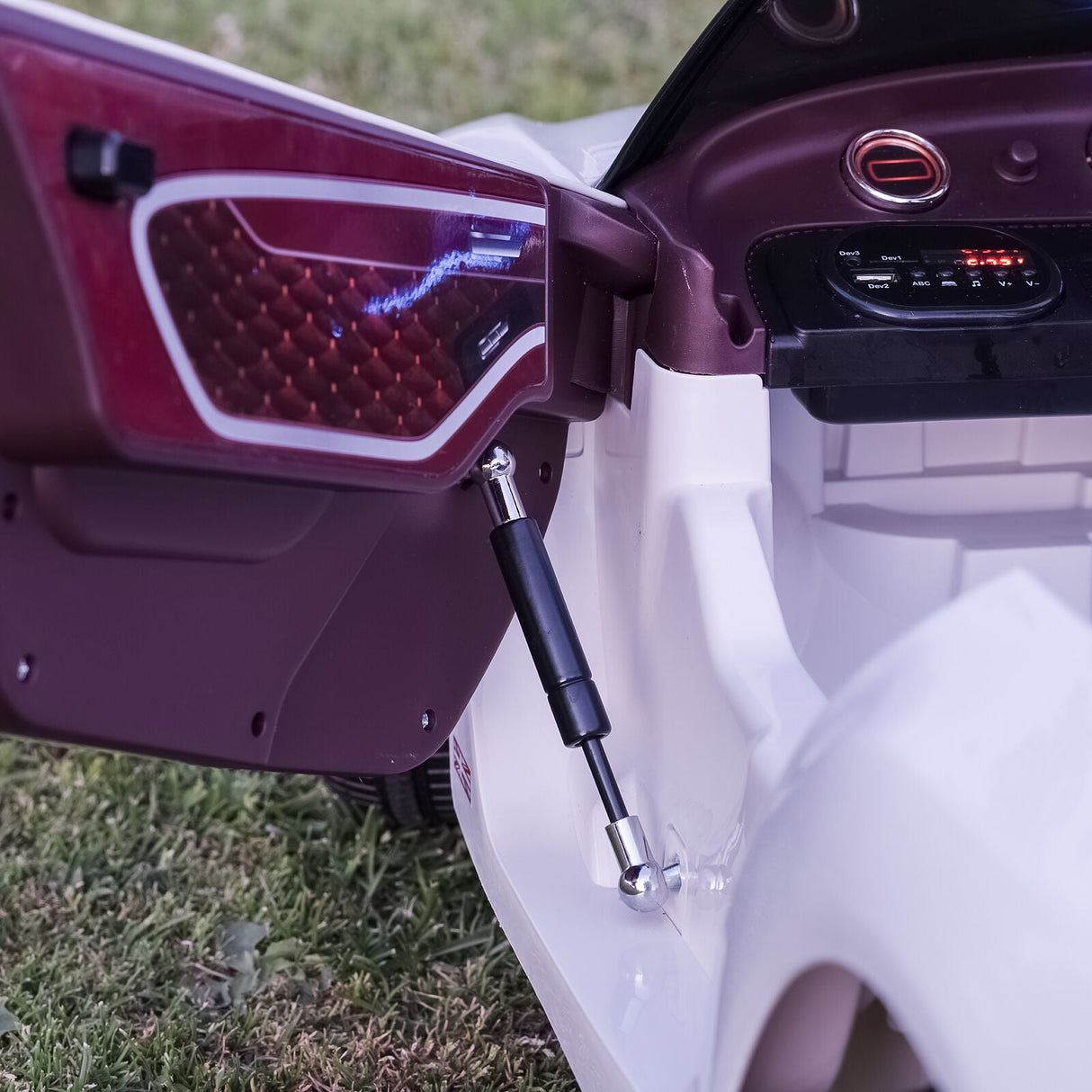 12V Electric Kids Ride-On Car with Remote Control, LED Lights, and MP3 Player - Bentley Style