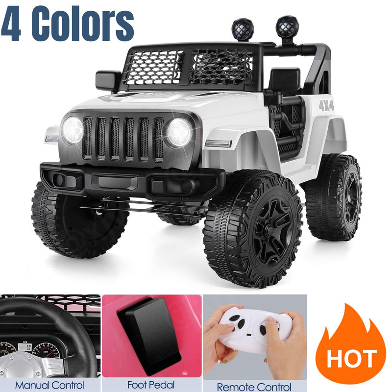 12V Electric Kids Ride On Car with Remote Control - Toy Truck for Endless Fun!