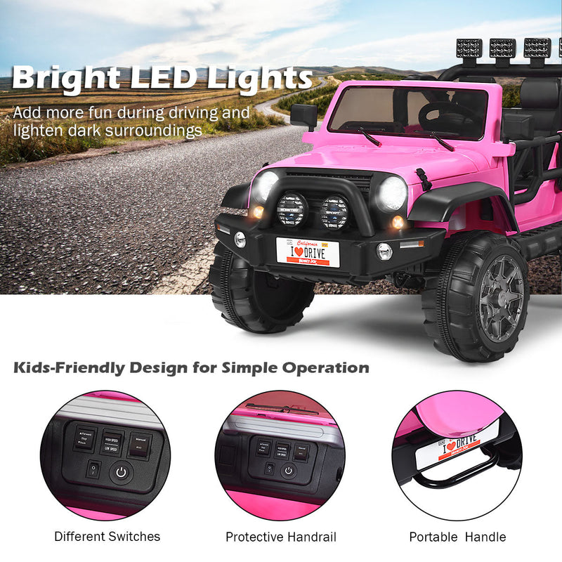 12V Electric Kids Ride On Jeep Car with Remote Control - Perfect for Little Adventurers!