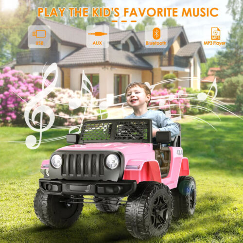 12V Electric Kids Ride On Jeep Toy Car with Remote Control - Perfect Gift for Children