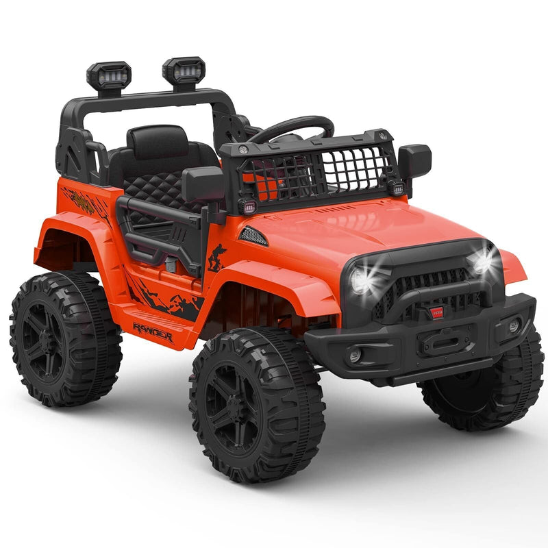 12V Electric Kids Ride On Jeep with Bluetooth Remote and Safety Belt