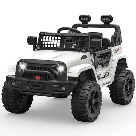 12V Electric Kids Ride On Jeep with Bluetooth Remote and Safety Belt