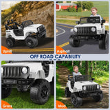 Kids Ride-On Truck with Remote Control, MP3, USB & Aux Port - Perfect Gift for Boys and Girls (12V/7AH)