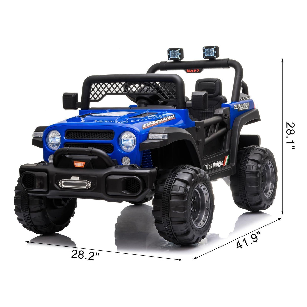 12V Electric Kids Ride On Truck Car Toy with Remote Control and 3 Speed Options