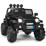 12V Electric Kids Ride-On Truck with MP3 and Remote Control - Black