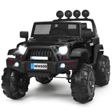 12V Electric Kids Ride-On Truck with MP3 and Remote Control - Black