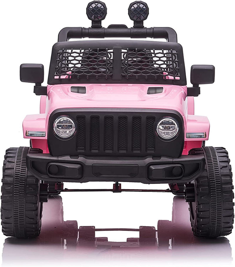 12V Electric Kids Ride On Truck with Remote Control and LED Lights