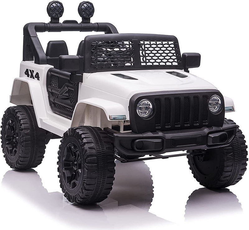 12V Electric Kids Ride On Truck with Remote Control and LED Lights