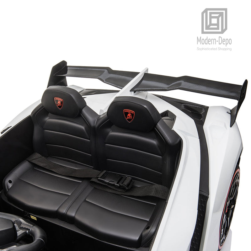 12V Electric Lamborghini Veneno Ride-On Car with Remote Control, Music, and Lights