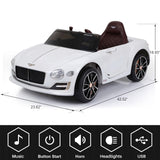 12V Electric Bentley Style Kids Ride On Car with Remote Control