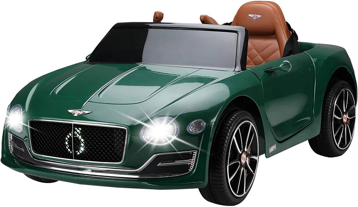 Licensed Bentley Style Electric Ride-On Car for Kids with Remote Control, LED Lights, and MP3 Player