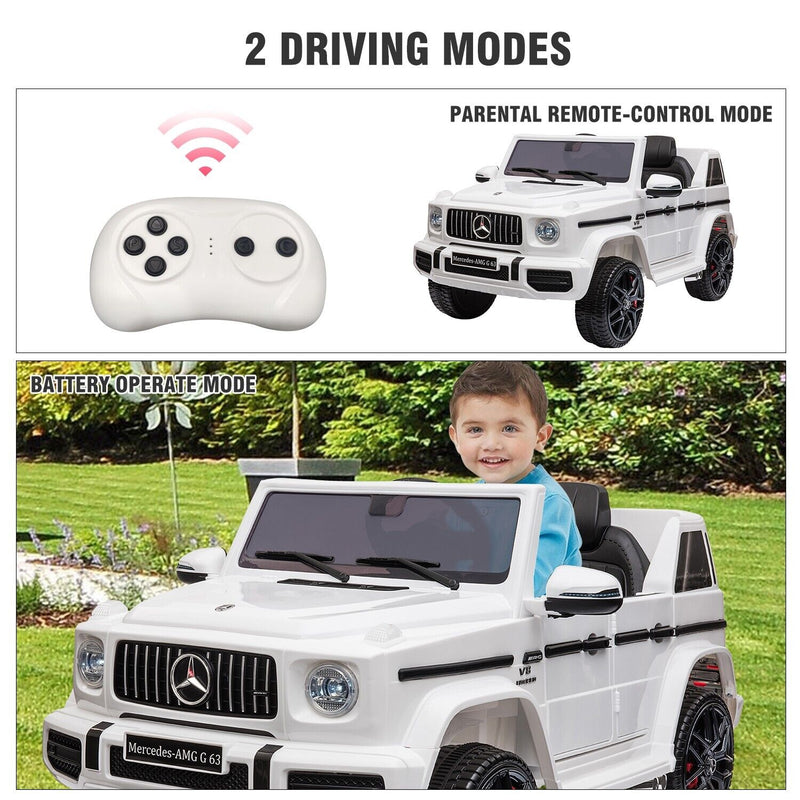 Licensed Mercedes Benz AMG Electric SUV Ride-On Car for Kids with Remote Control - 12V