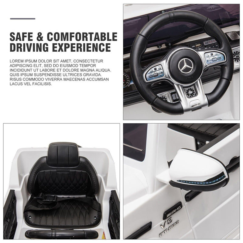 12V Electric Mercedes Benz AMG SUV Ride-On Car for Kids with Remote Control