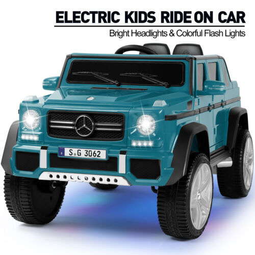 12V Electric Mercedes-Benz Kids Ride On Car with Remote Control, Lights, and Music