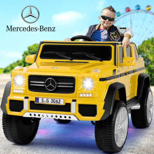 12V Electric Mercedes Benz Ride On Car for Kids with Lights, Music, and Remote Control