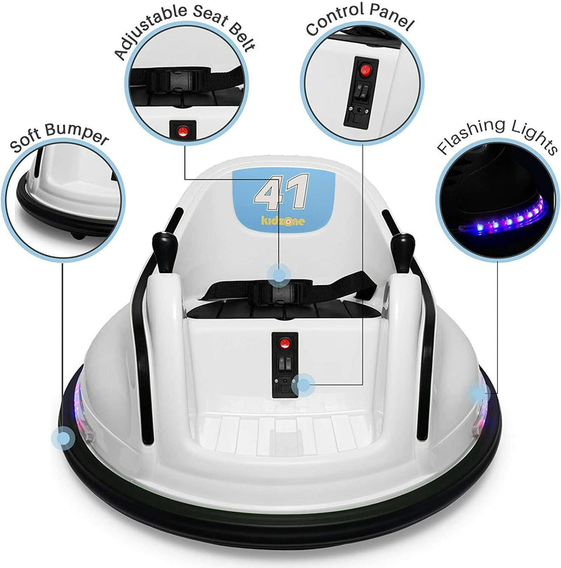 12V Electric Remote Control Bumper Car Ride-On Toy for Kids - New and Improved Version with Enhanced Safety Features