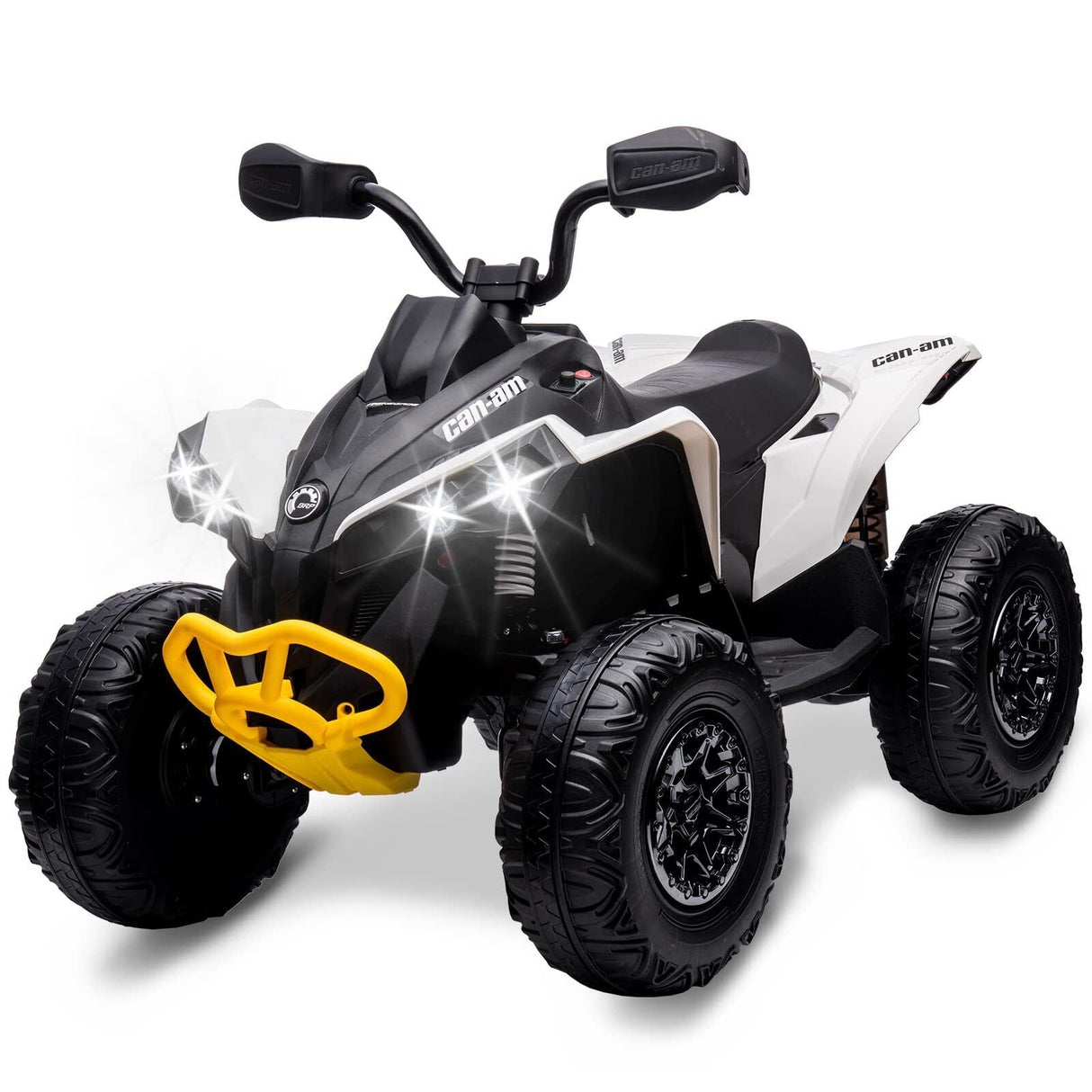 12V Electric Ride-On ATV for Kids with LED Lights and Music