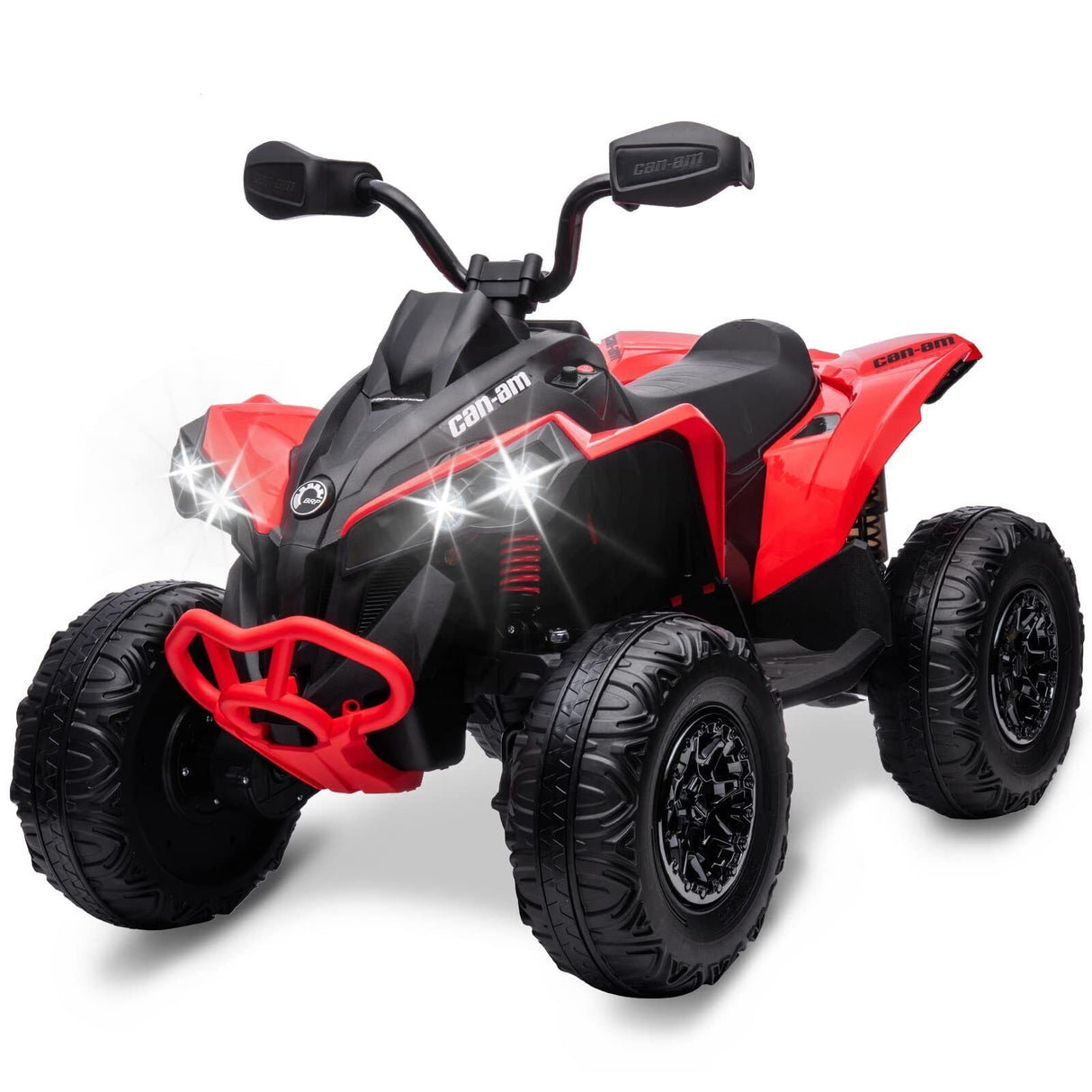 12V Electric Ride-On ATV for Kids with LED Lights and Music