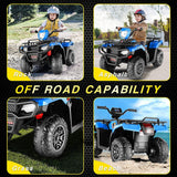 12V Electric Ride-On ATV for Kids with USB/MP3 Player - Perfect Gift for Ages 3-6!