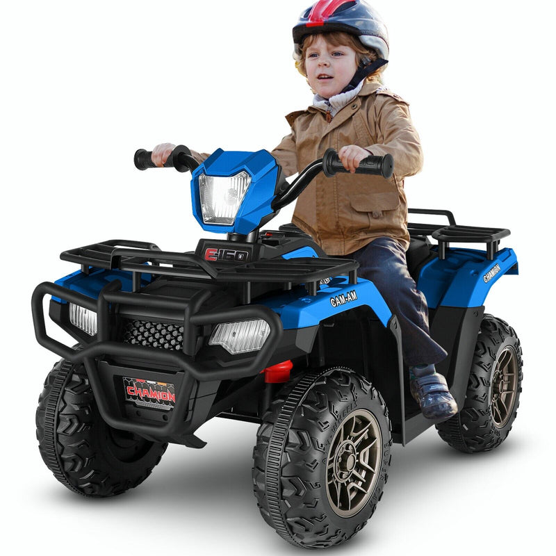12V Electric Ride-On ATV Toy Car with USB/MP3 for Kids Ages 3-6