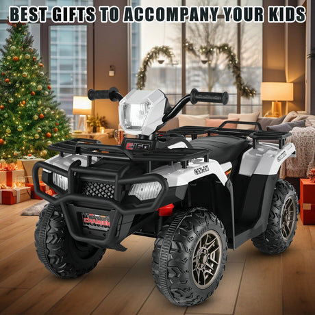 12V Electric Ride-On ATV Toy Car with USB/MP3 for Kids Ages 3-6