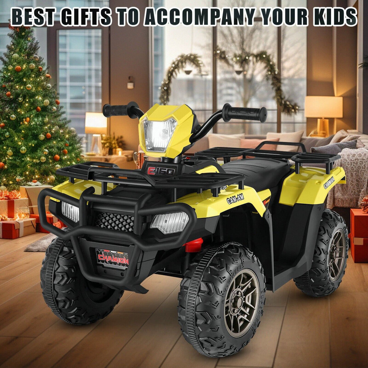 Electric ATV Ride-On Toy Car for Kids with USB/MP3, Suitable for Ages 3-6