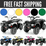 12V Electric Ride-On ATV Toy Car with USB/MP3, 4 Wheels for Kids Ages 3-6